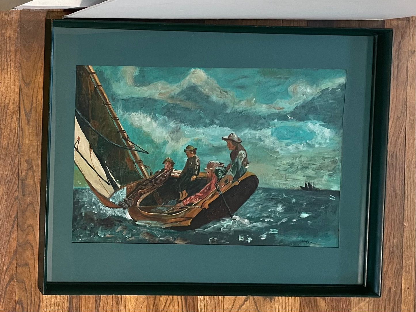 Breezing Up a Fair Wind by Winslow Homer Framed Reproduction Painting