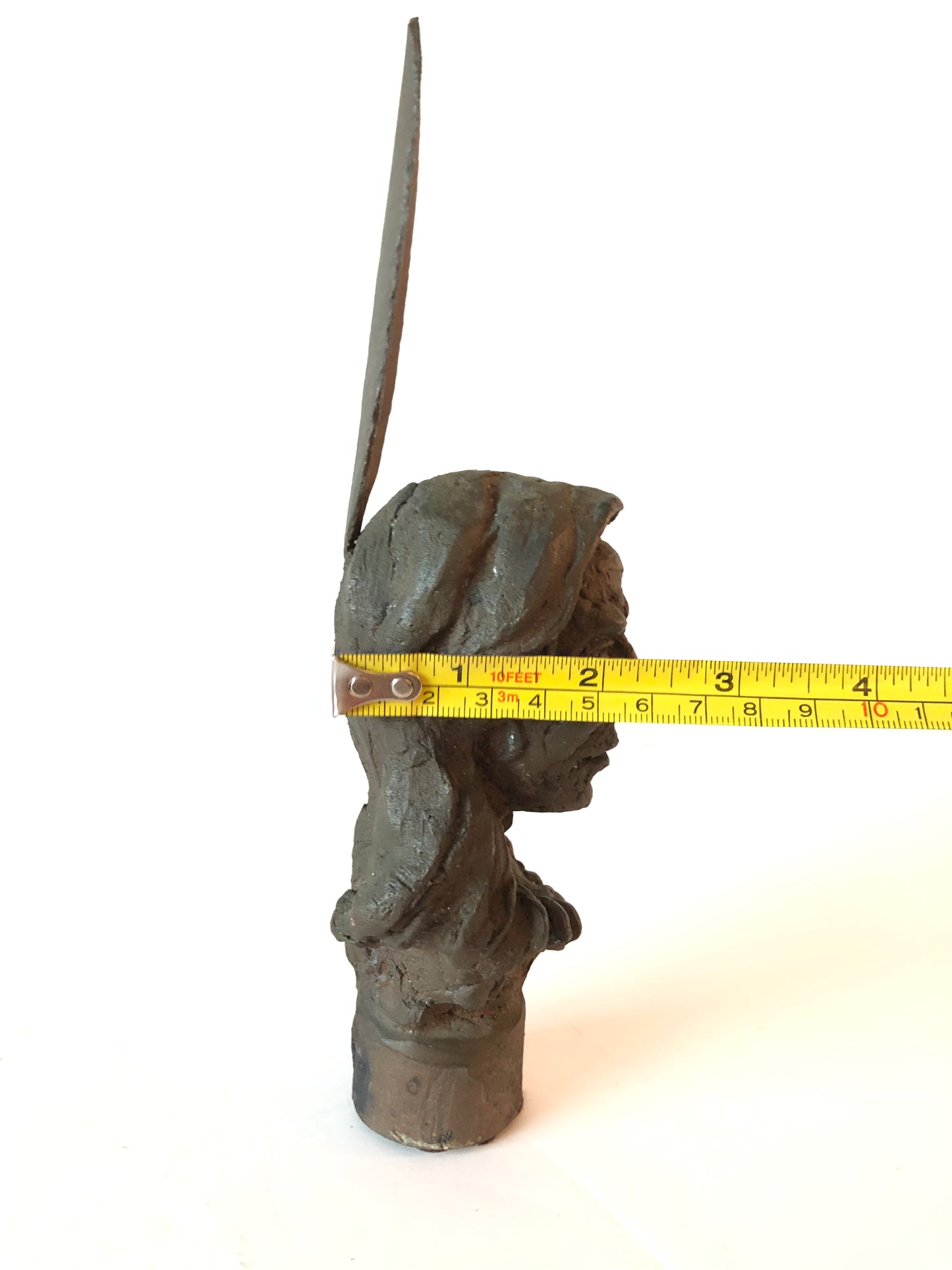 Bronze Native American Bust Sculpture