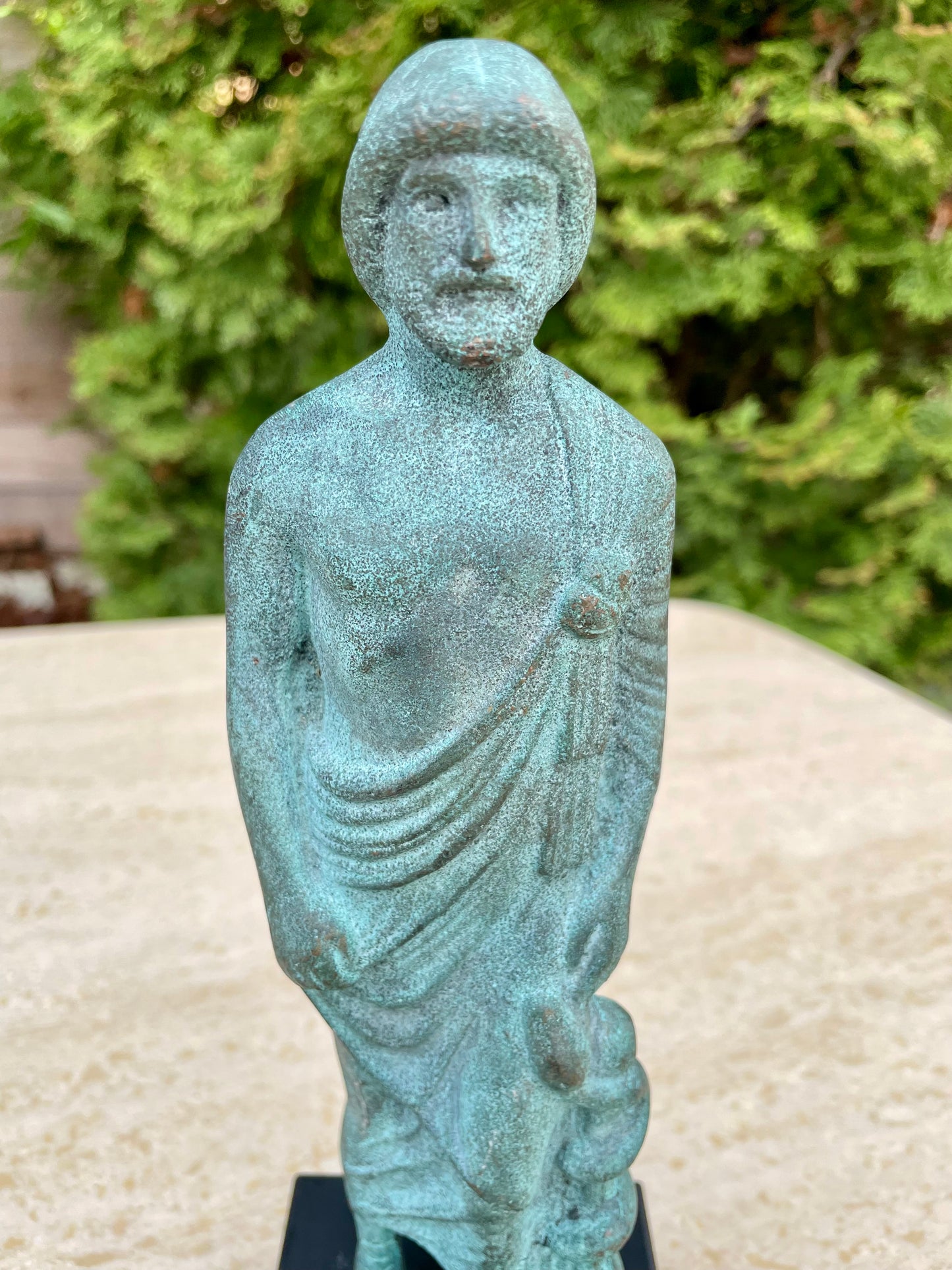 Late 20th Century Asclepius Ancient Greek God of Medicine Healing Statue