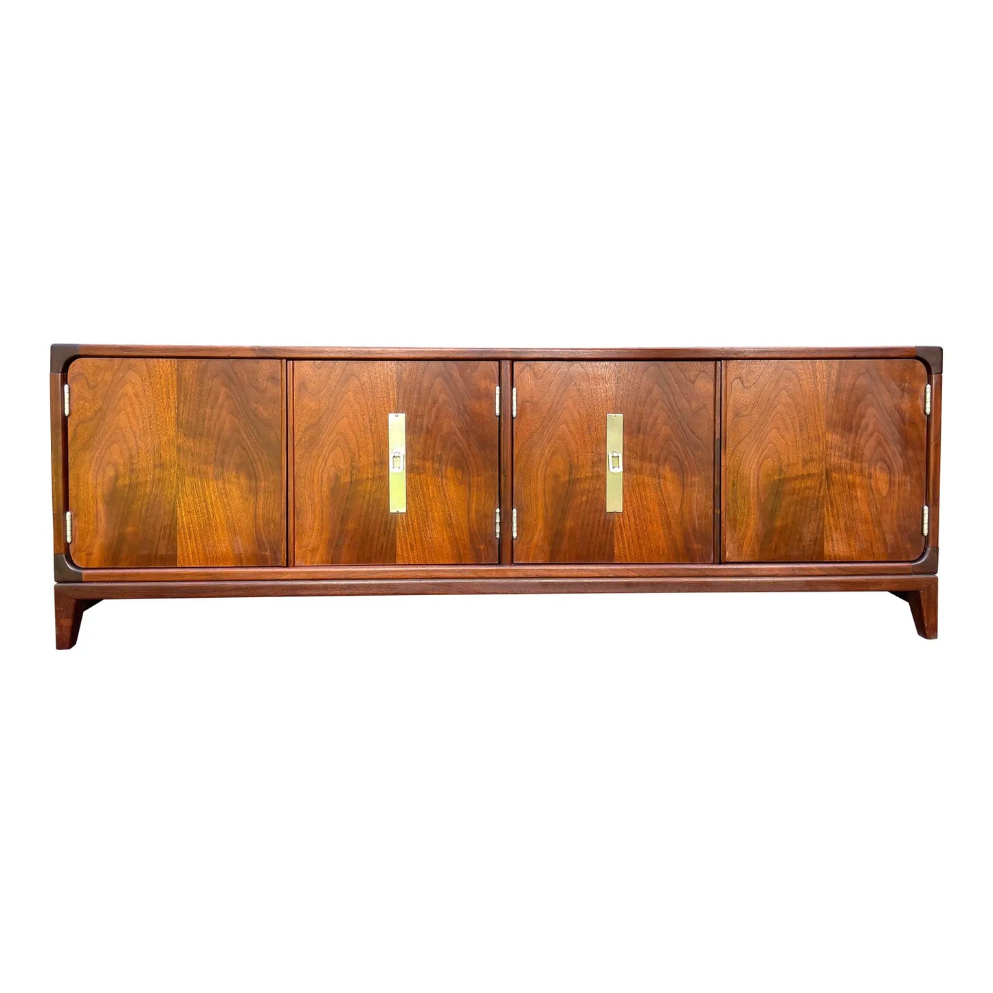 1970s Brown Saltman Mid-Century Modern Walnut Credenza