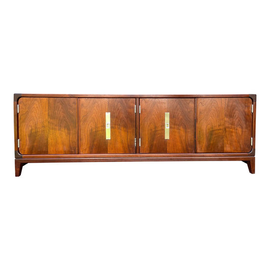 1970s Brown Saltman Mid-Century Modern Walnut Credenza