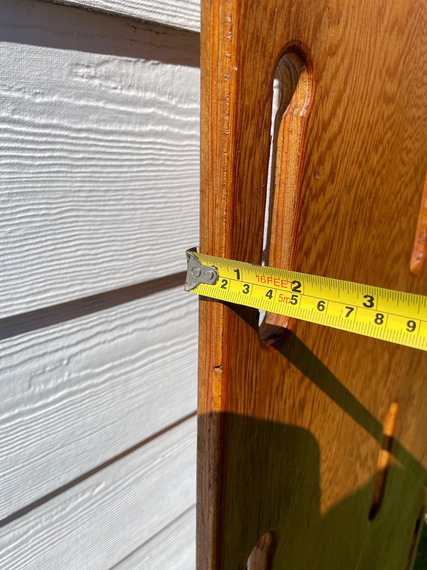 Vintage Industrial Plywood Stretcher Panel