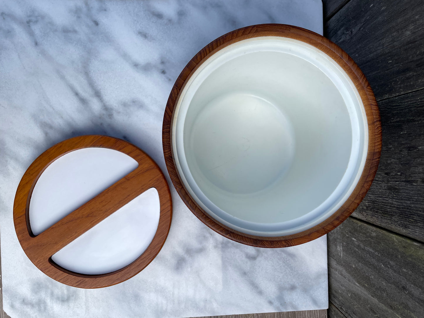 Mid-Century Danish Modern Teak Ice Bucket