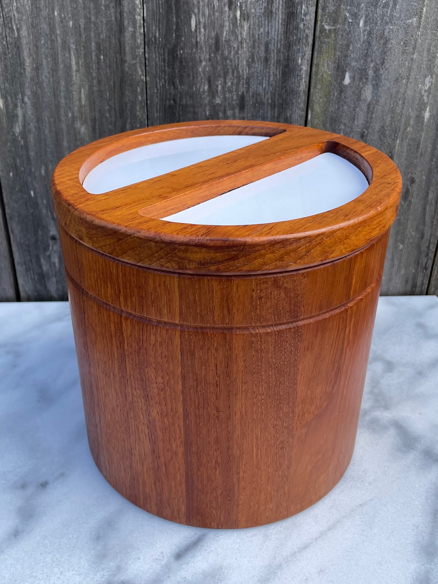 Mid-Century Danish Modern Teak Ice Bucket