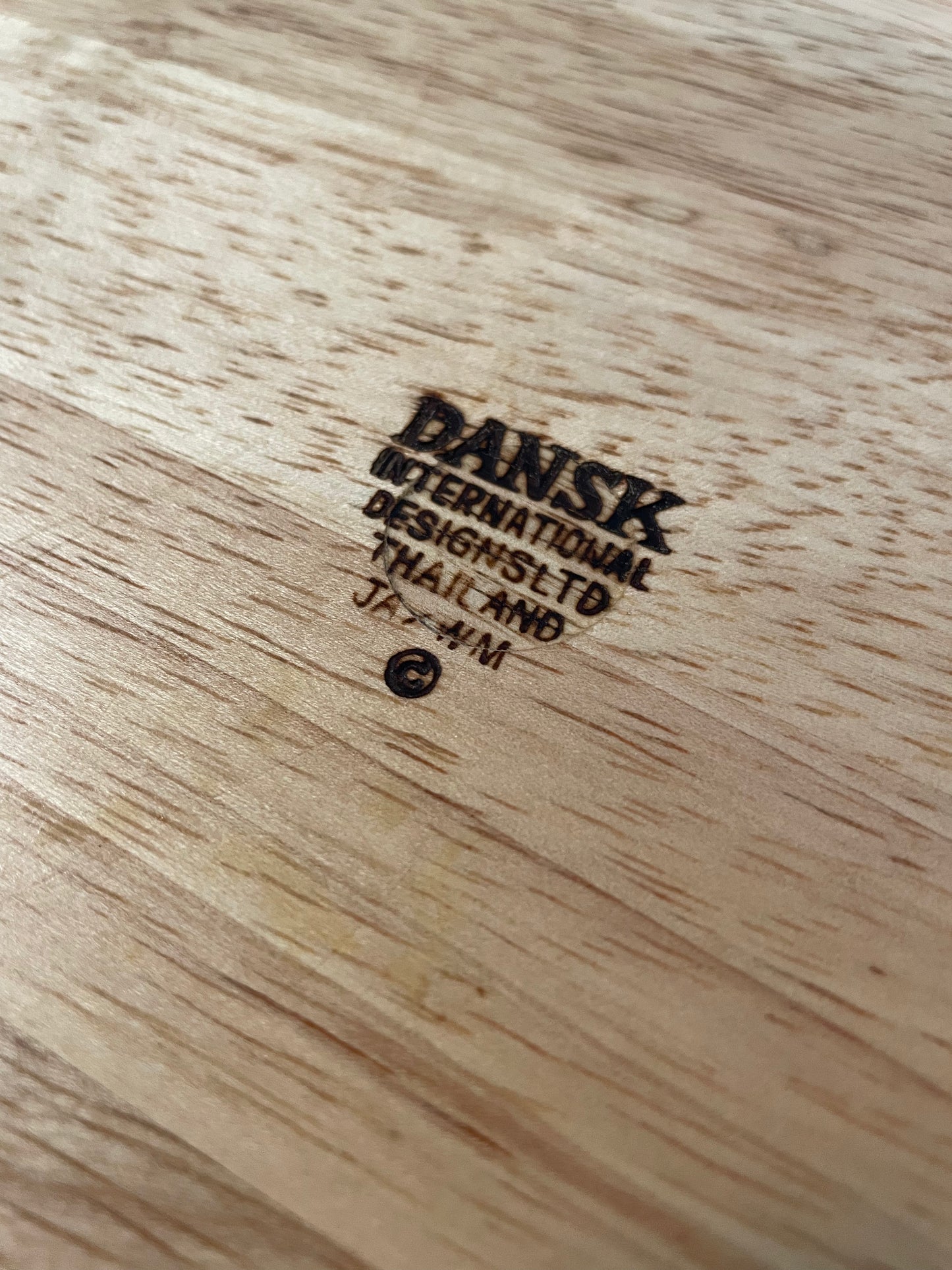 Dansk Blonde Wood Tray Platter