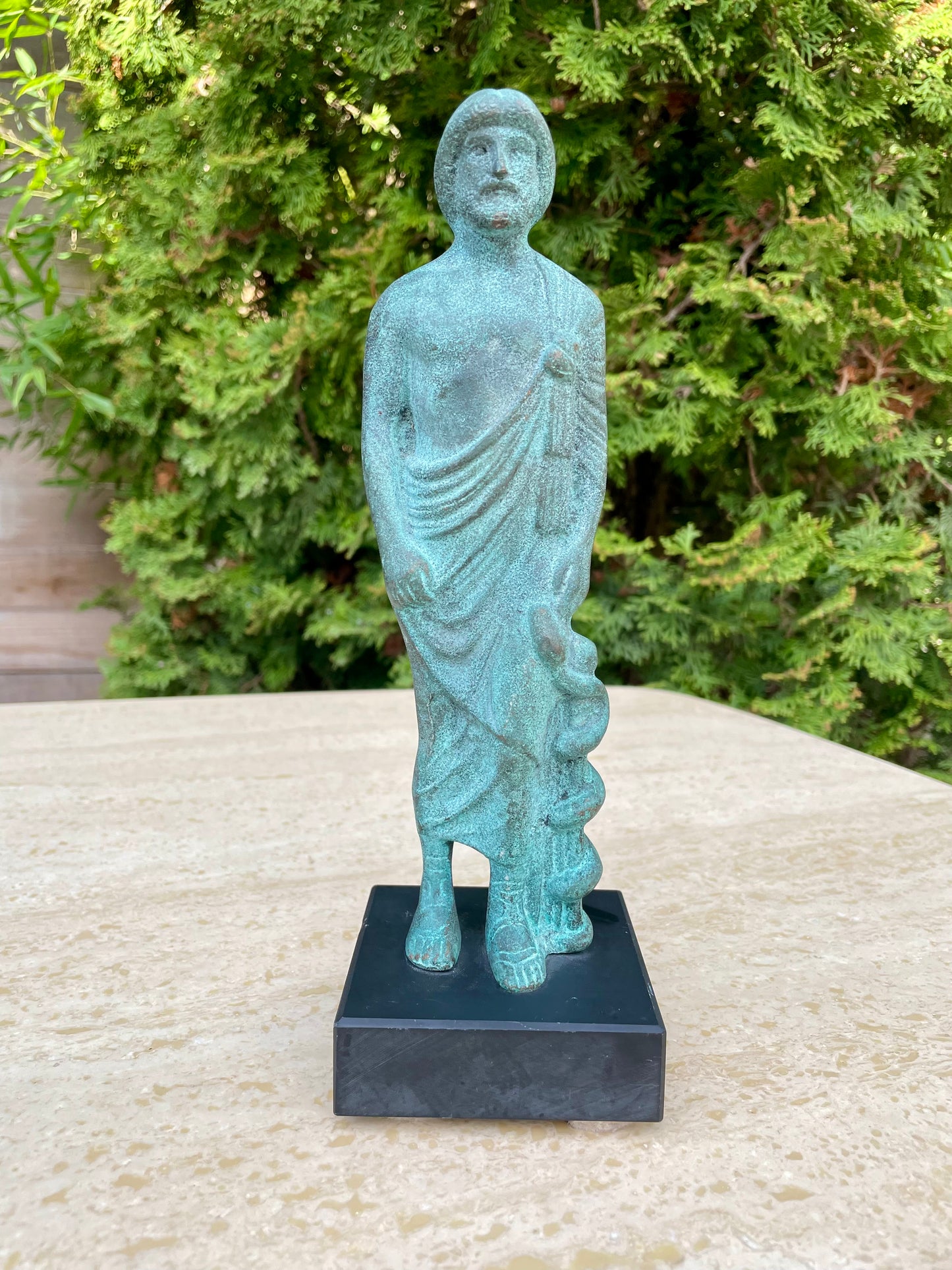 Late 20th Century Asclepius Ancient Greek God of Medicine Healing Statue