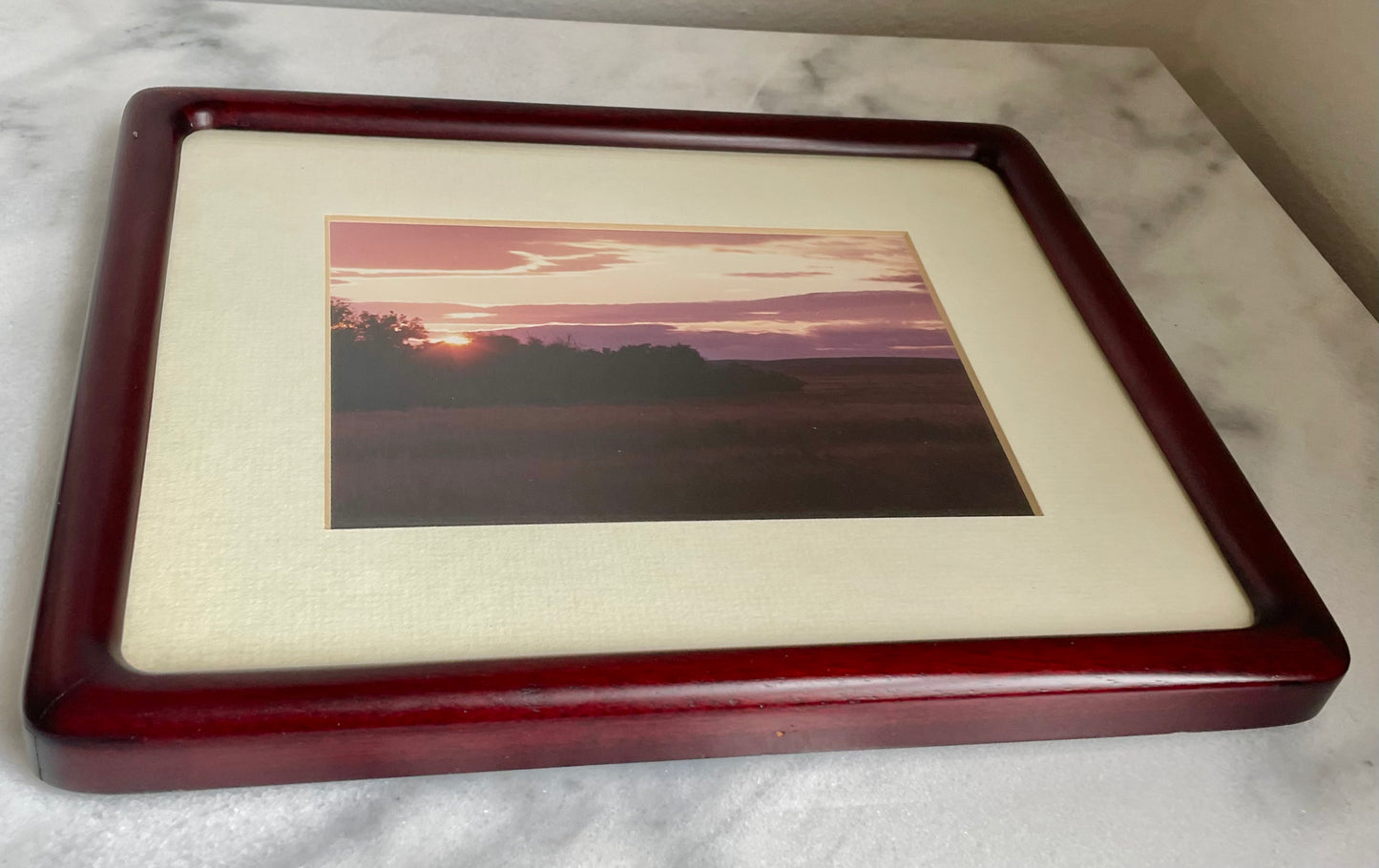 Late 20th Century Rosewood Picture Frame
