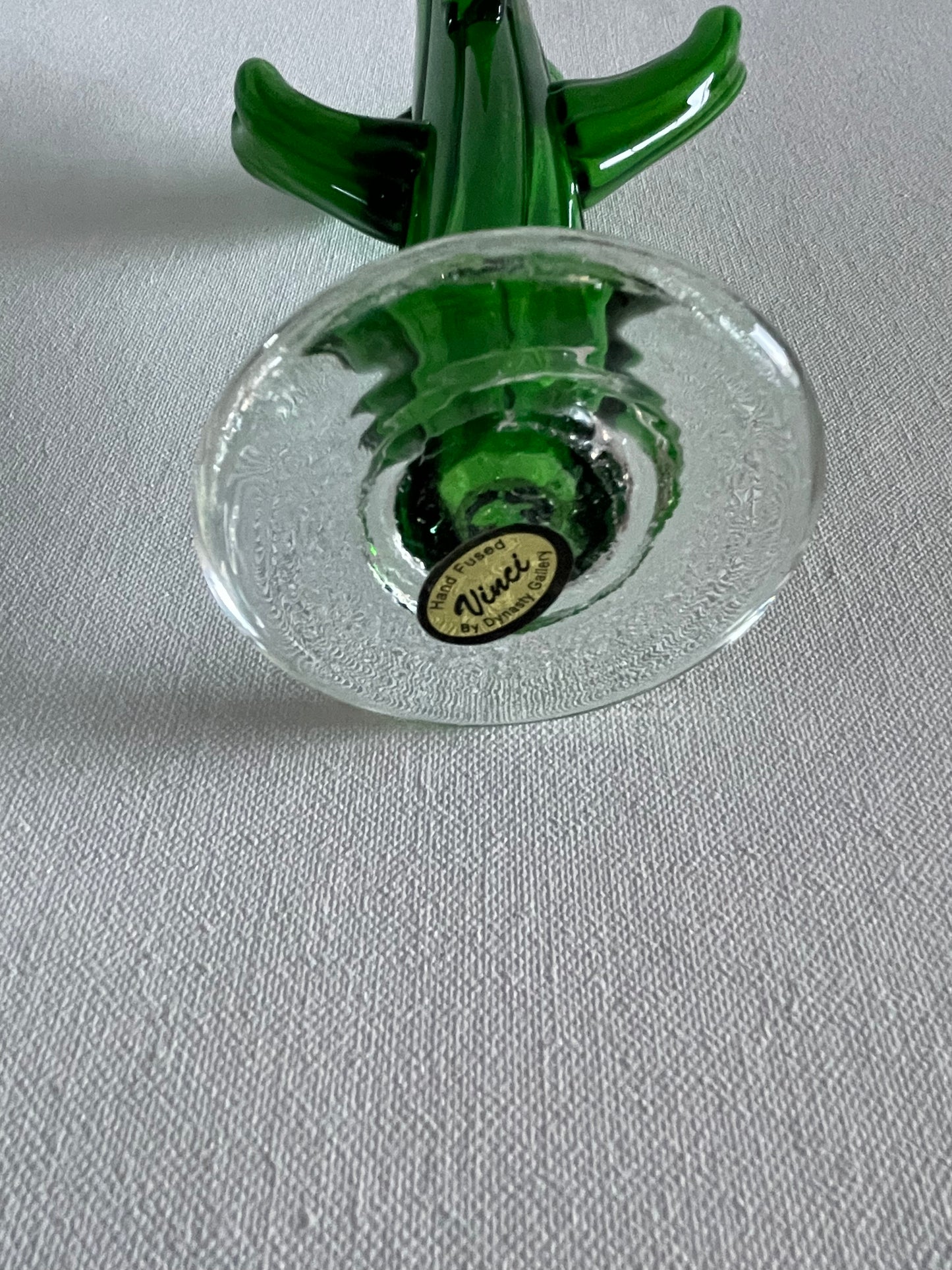 1990s Hand Blown Saguro Cactus Art Sculpture