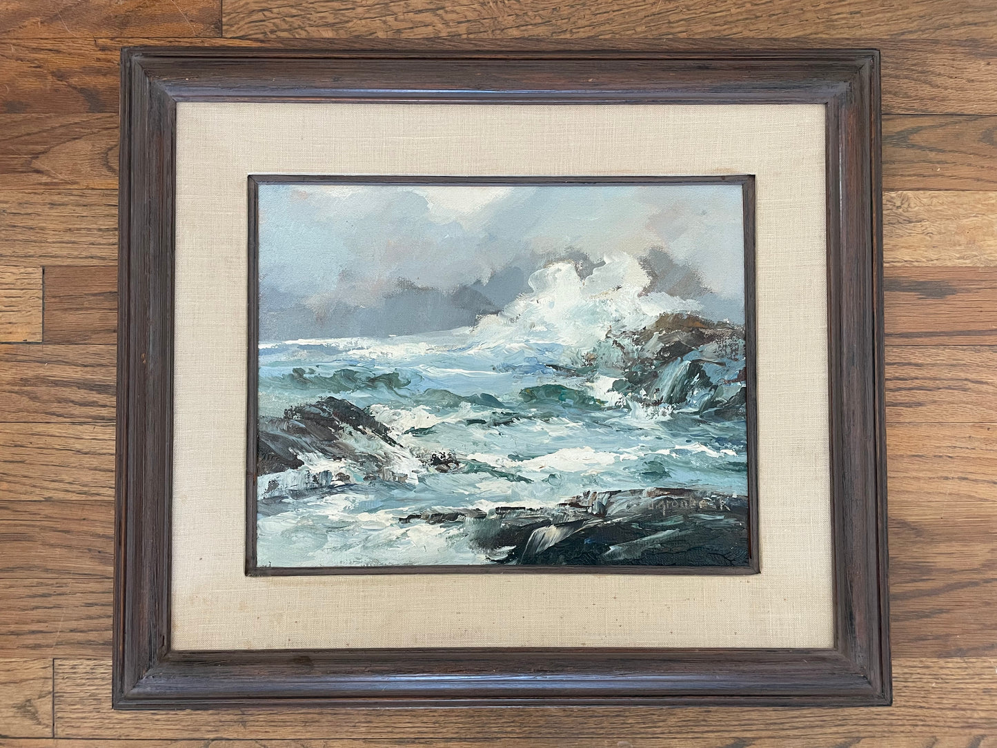 Jean Gronbeck California Seascape Foggy Horizon