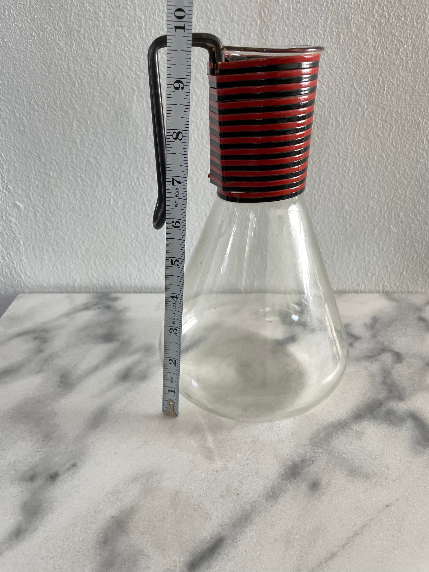 Vintage Pyrex Pitcher With Metal Handle