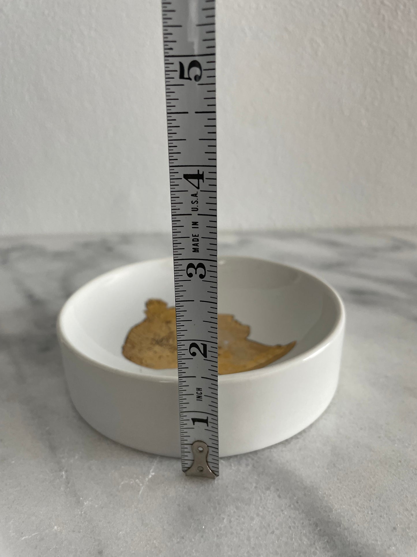 1950s Piero Fornasetti Italian Porcelain Circular Tray 24k Gold Greek Silohuette