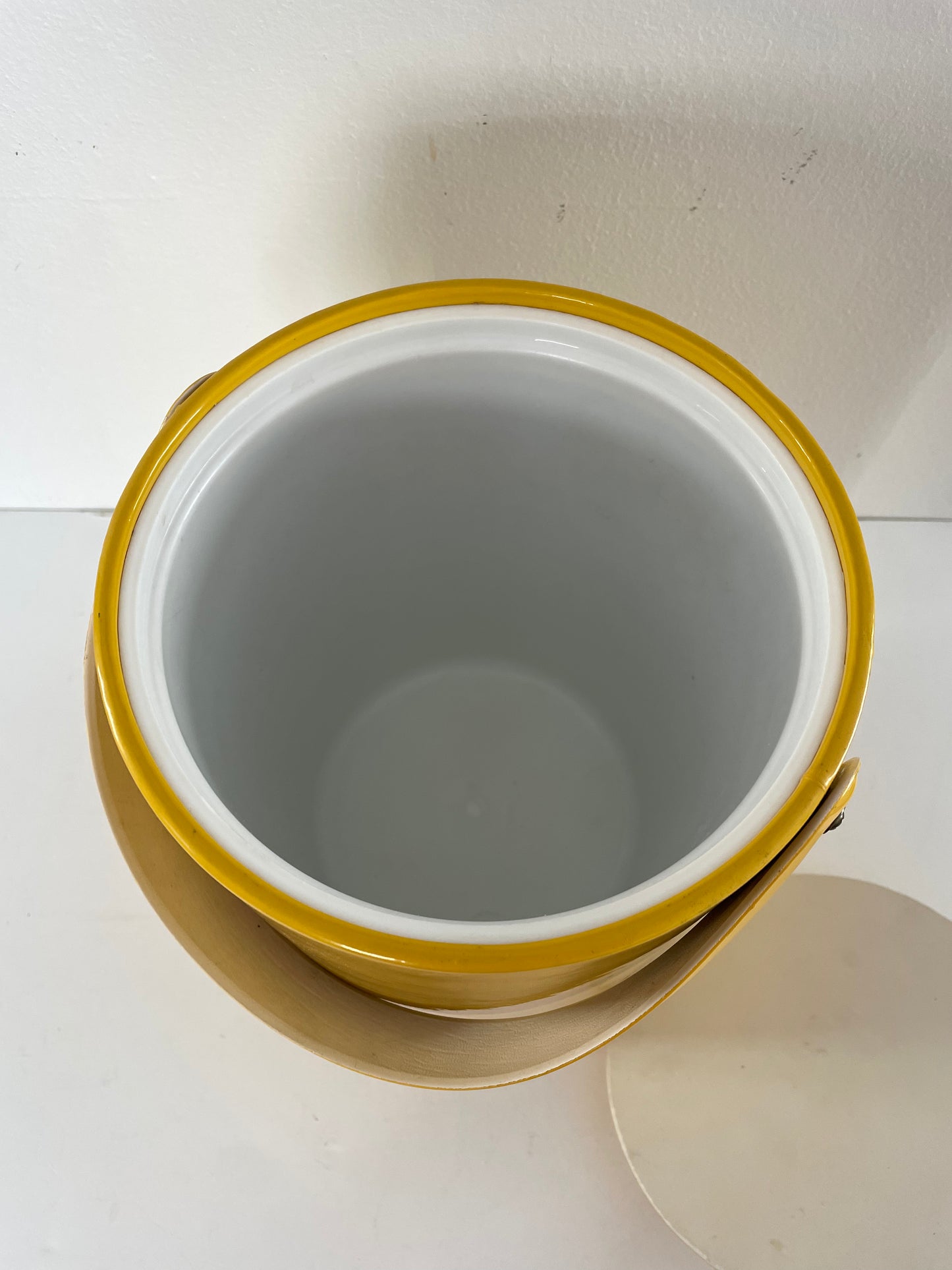 Georges Briard Mid-Century Yellow Ice Bucket