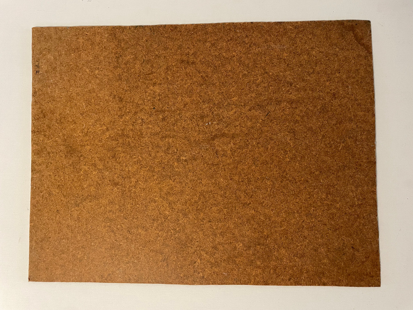 Mid-Century Colorful Sunset Forest and River Landscape , Acrylic on Fiberboard Painting