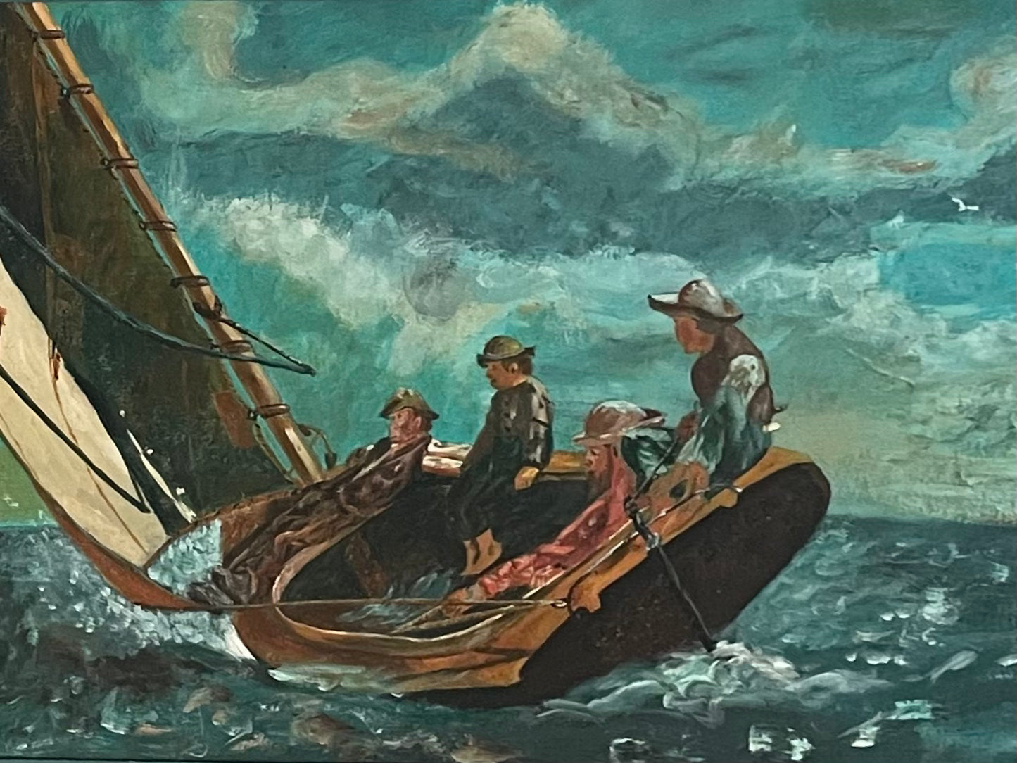 Breezing Up a Fair Wind by Winslow Homer Framed Reproduction Painting