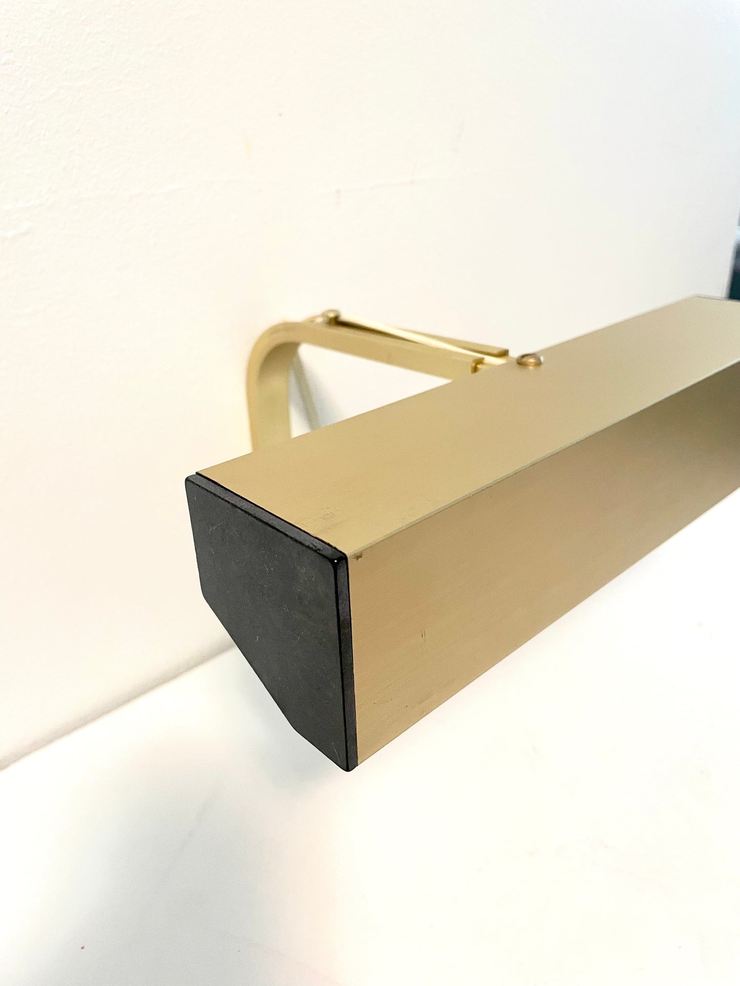 Mid-Century Modern Lightolier Wall-Mount Brass Picture Lamp