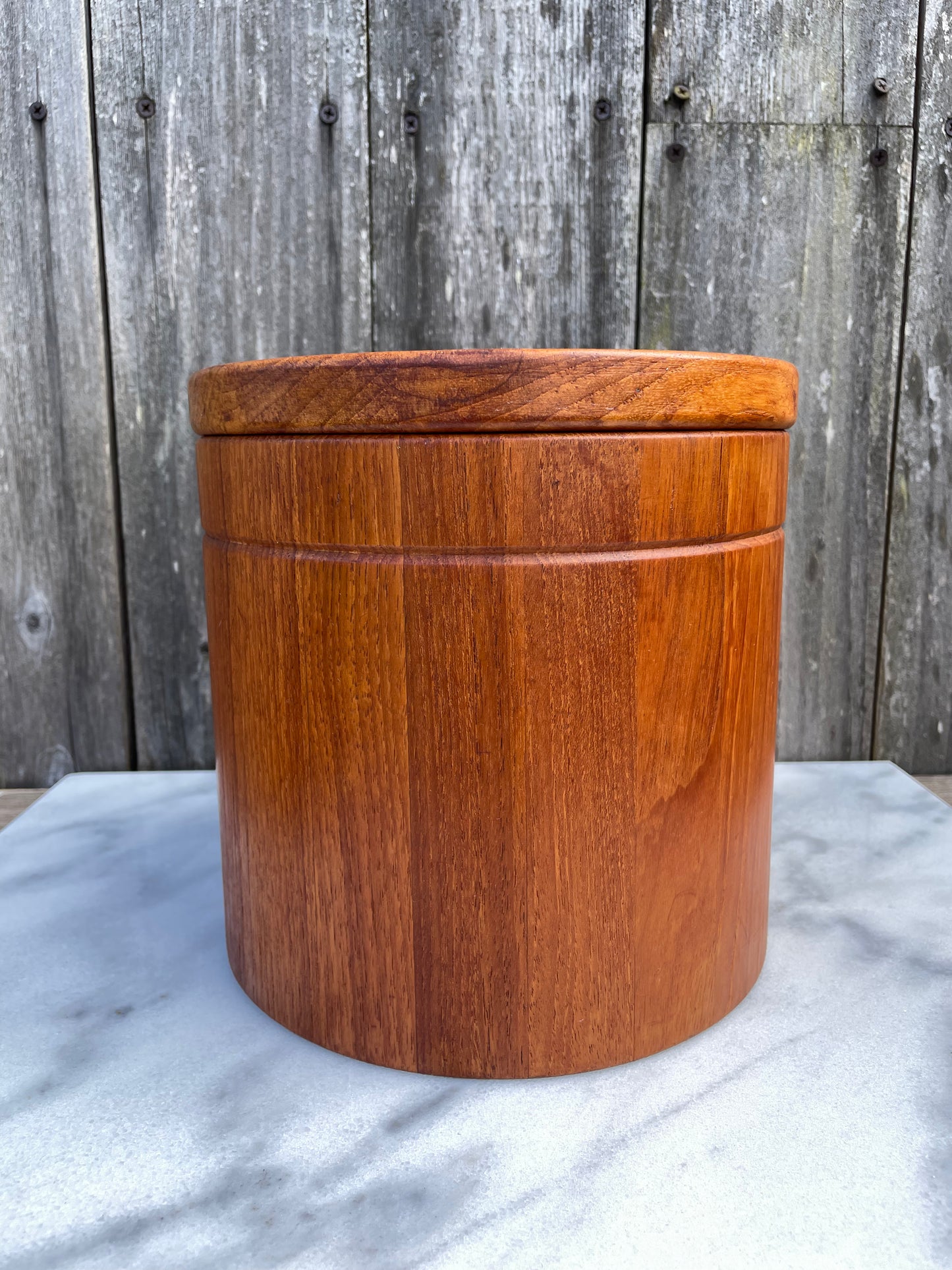 Mid-Century Danish Modern Teak Ice Bucket