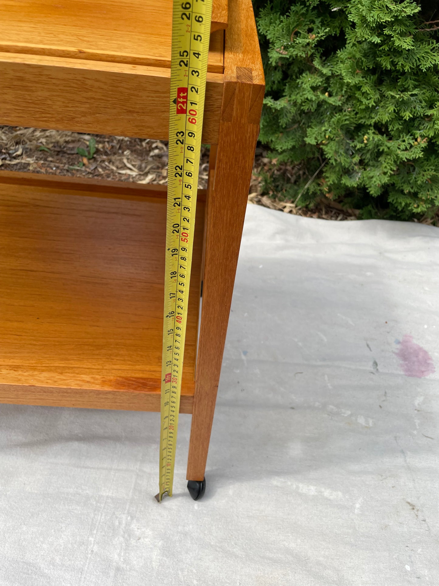 MCM Danish Teak Bar Cart by BL-Mobler