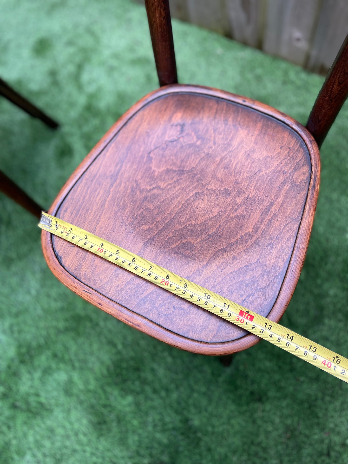 1940s Vintage Pair Great Northern Chair Co. Peaked Back Bentwood Chairs