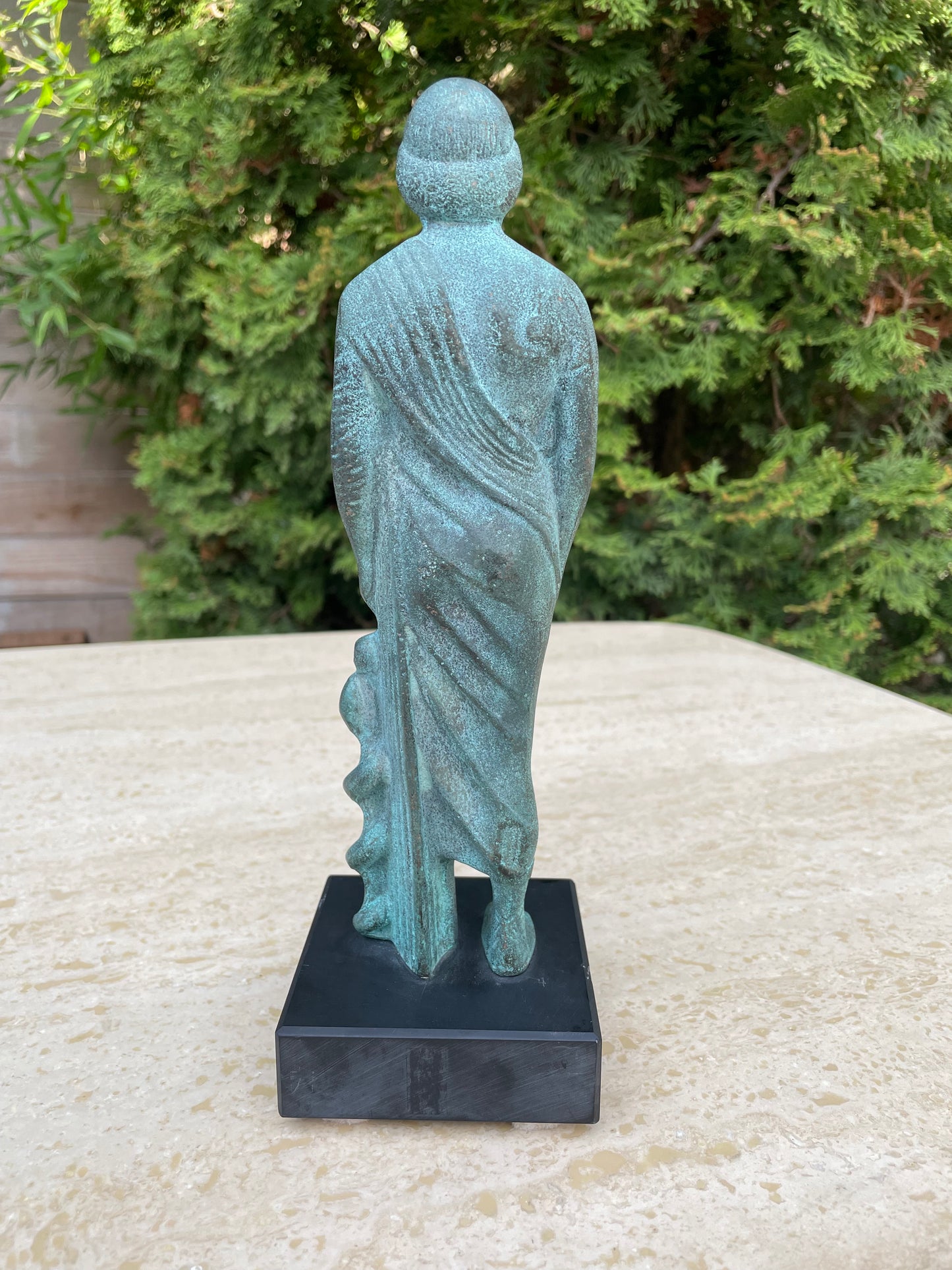 Late 20th Century Asclepius Ancient Greek God of Medicine Healing Statue