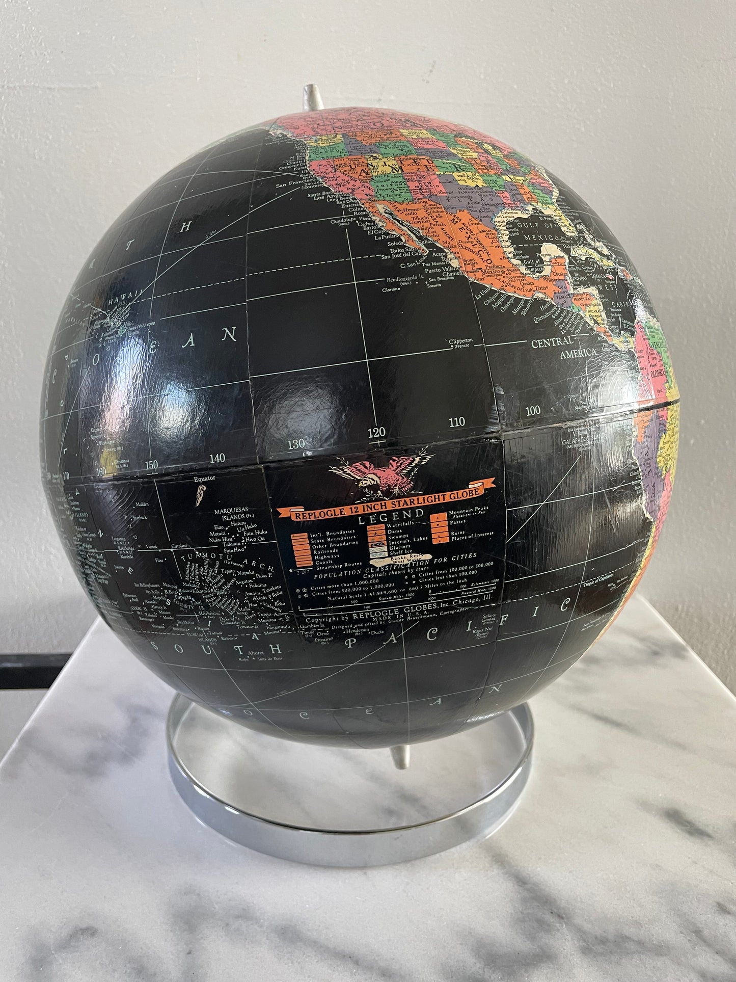 1961 Mid-Century Replogle Starlight Globe