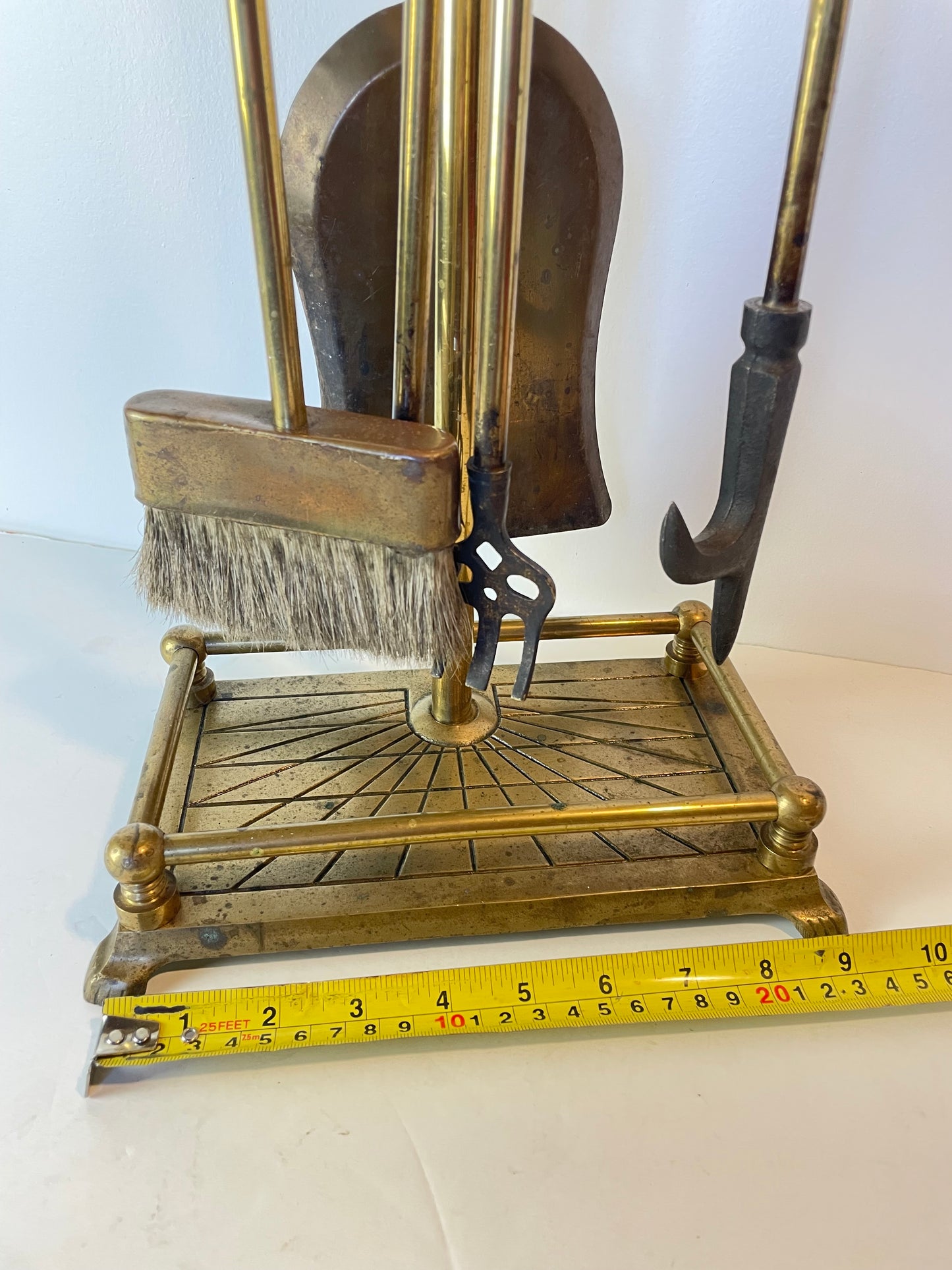 Duck Head Fireplace Set