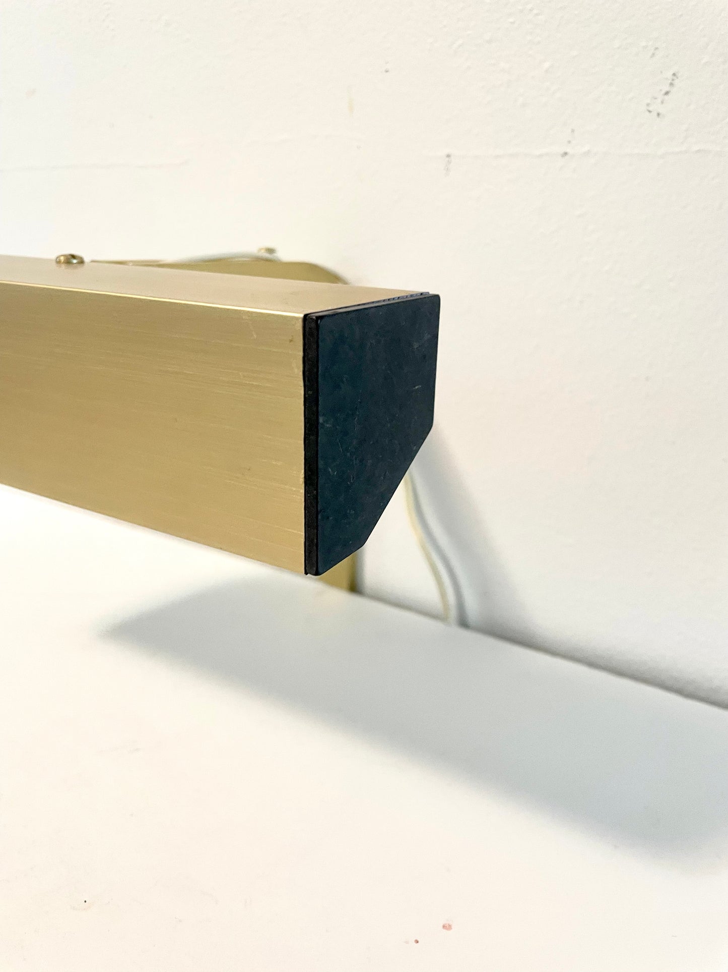 Mid-Century Modern Lightolier Wall-Mount Brass Picture Lamp