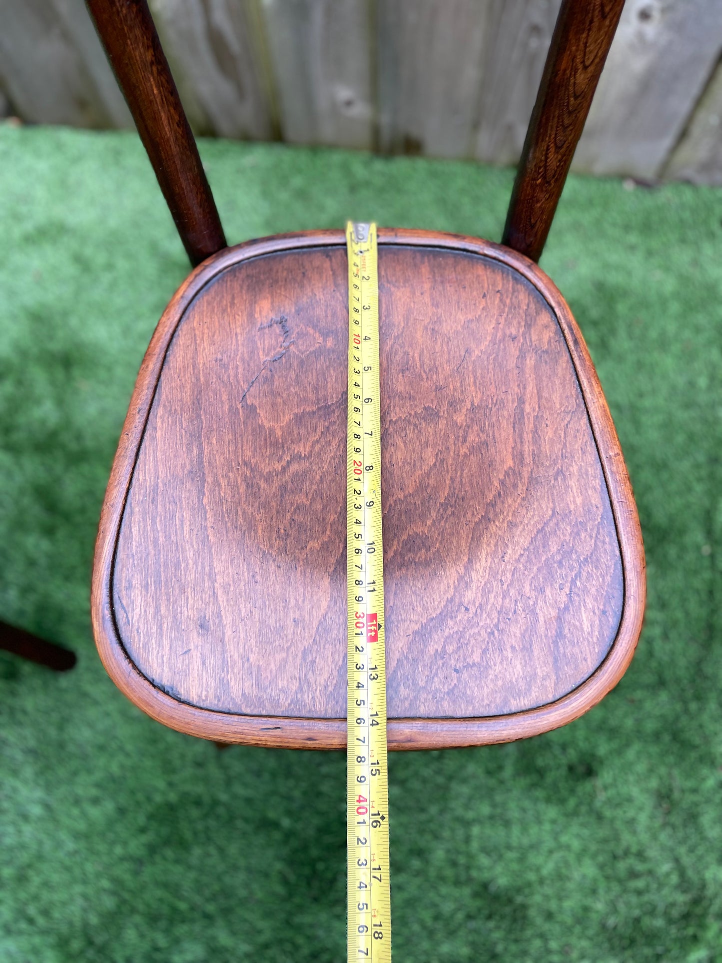 1940s Vintage Pair Great Northern Chair Co. Peaked Back Bentwood Chairs