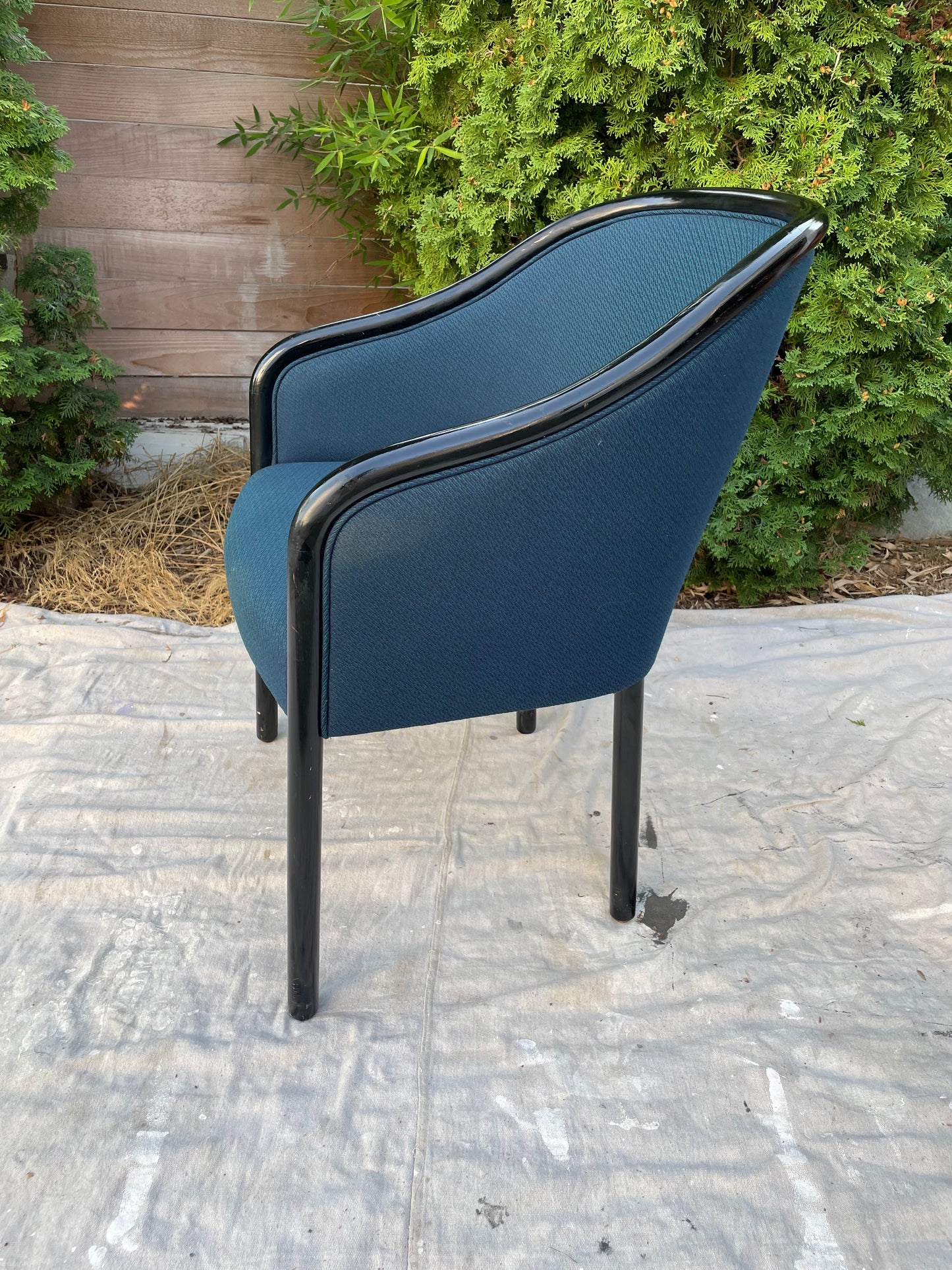 1980s Bankers Chair by Ward Bennett for Brickel Associates