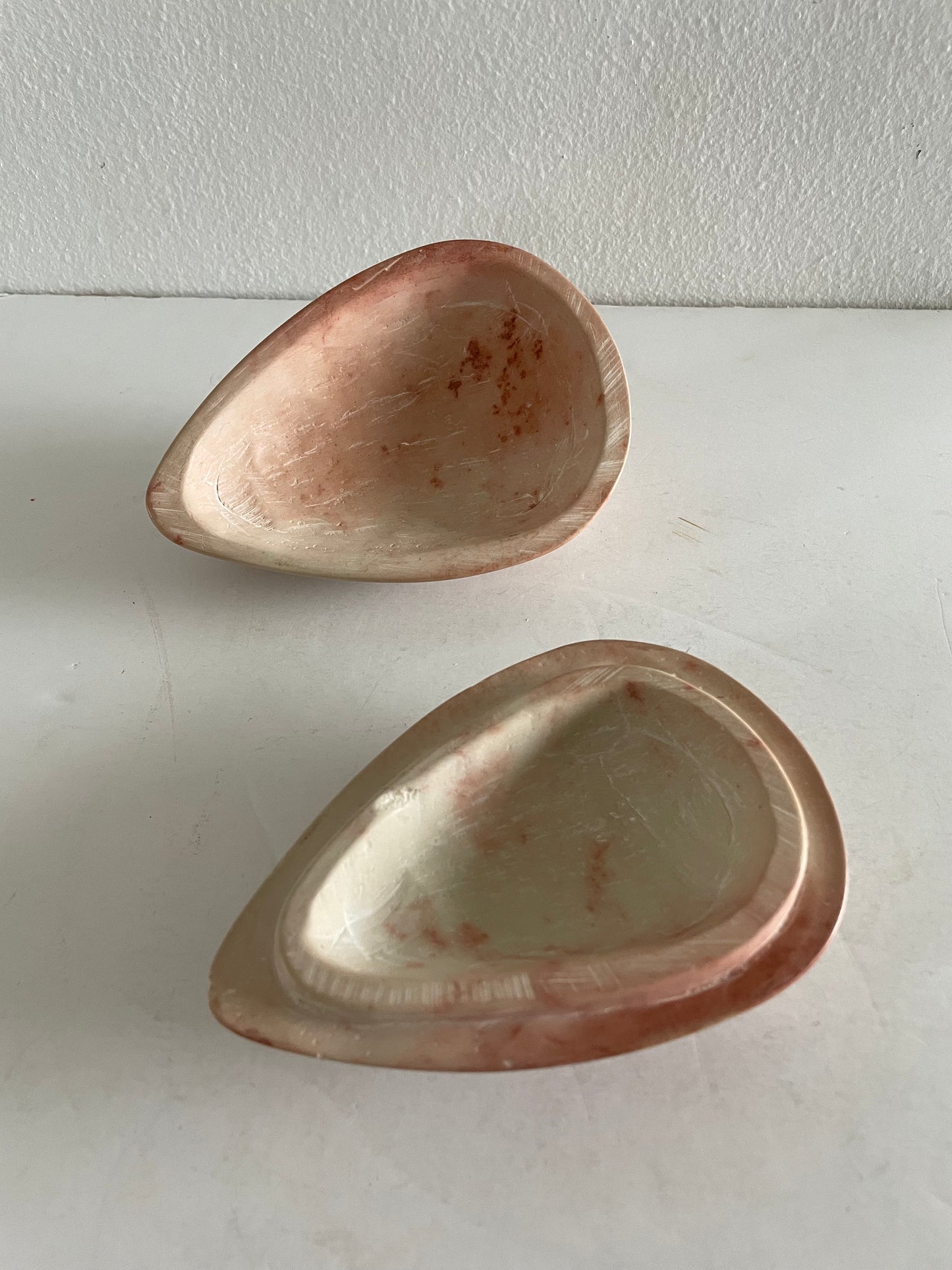 Late 20th Century Hand Carved Soapstone Face Box From Kenya