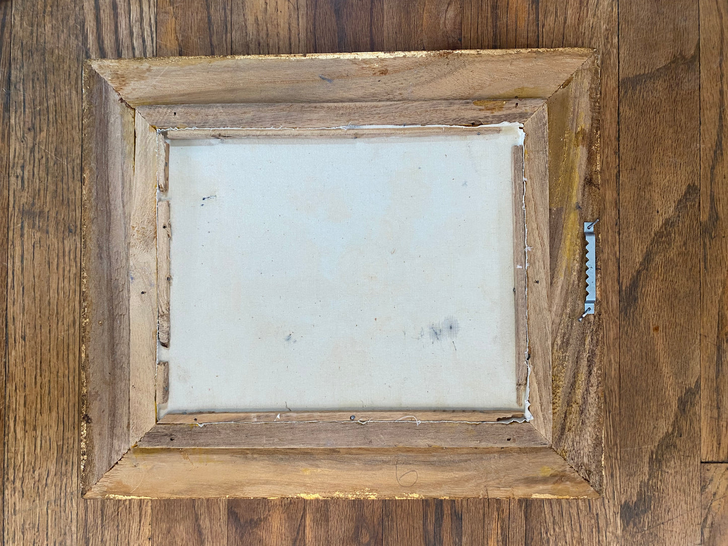 Original Abstract Expressionist Oil Painting in Ornate Vintage Gilded Frame by Francisco Peña 2026