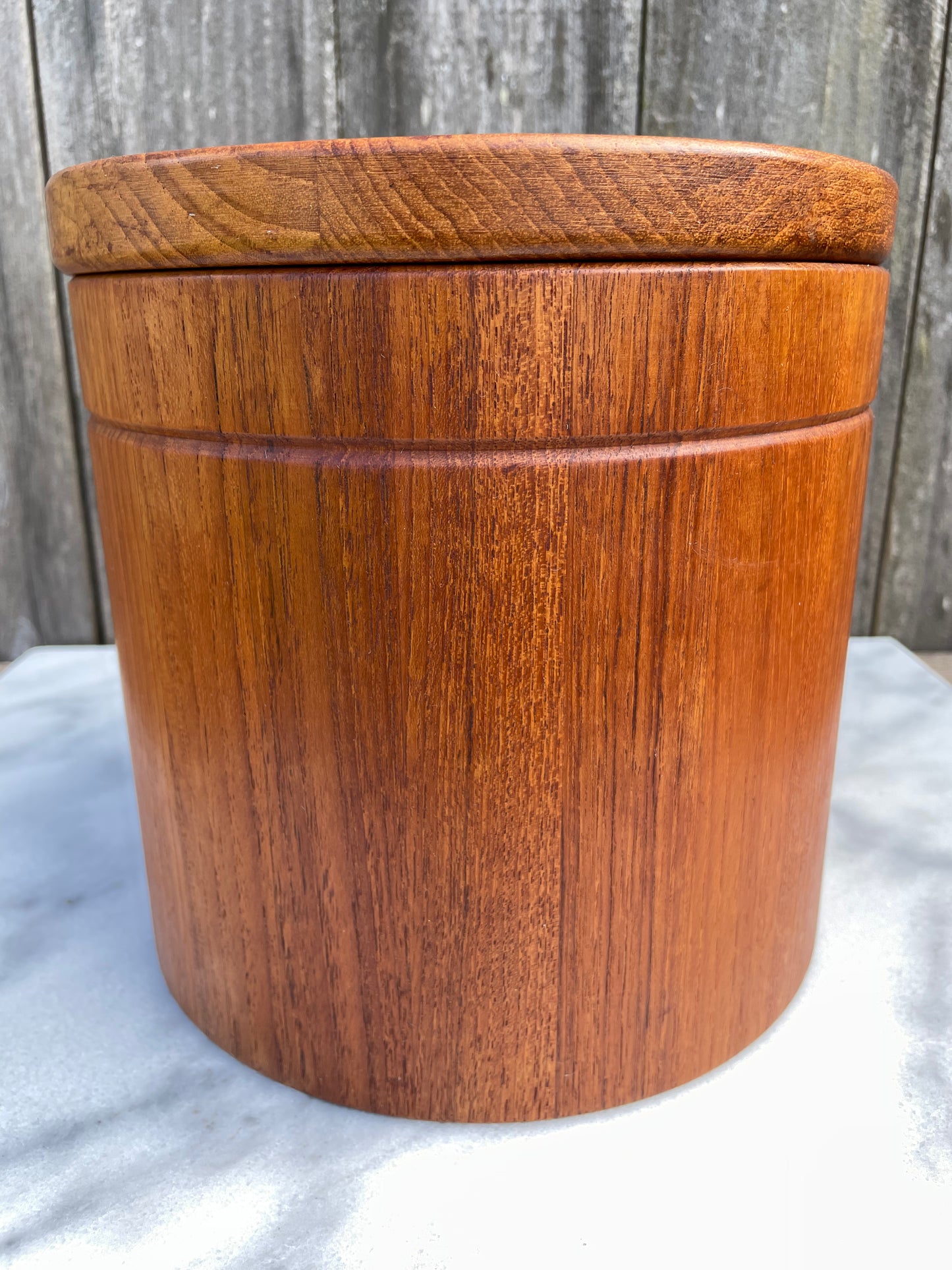 Mid-Century Danish Modern Teak Ice Bucket