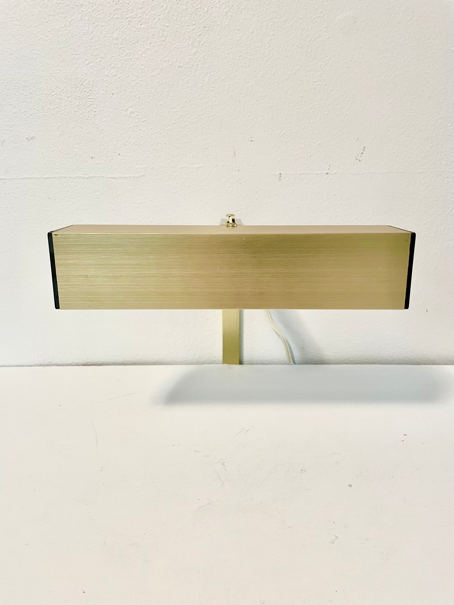 Mid-Century Modern Lightolier Wall-Mount Brass Picture Lamp
