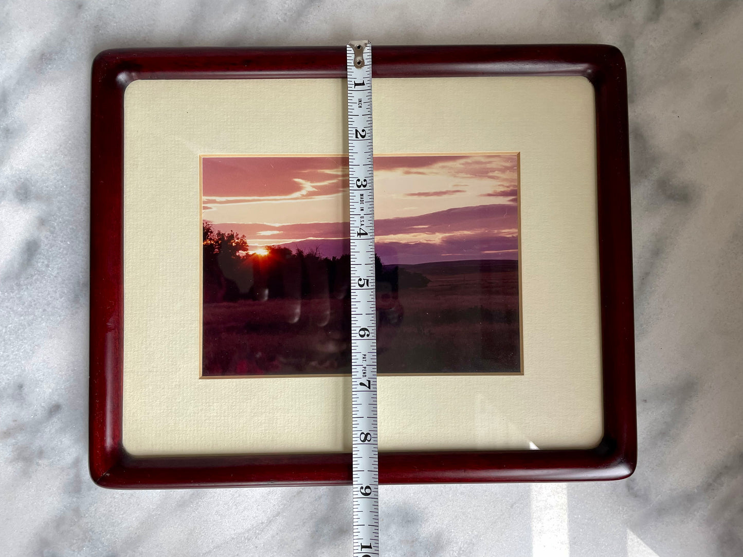 Late 20th Century Rosewood Picture Frame