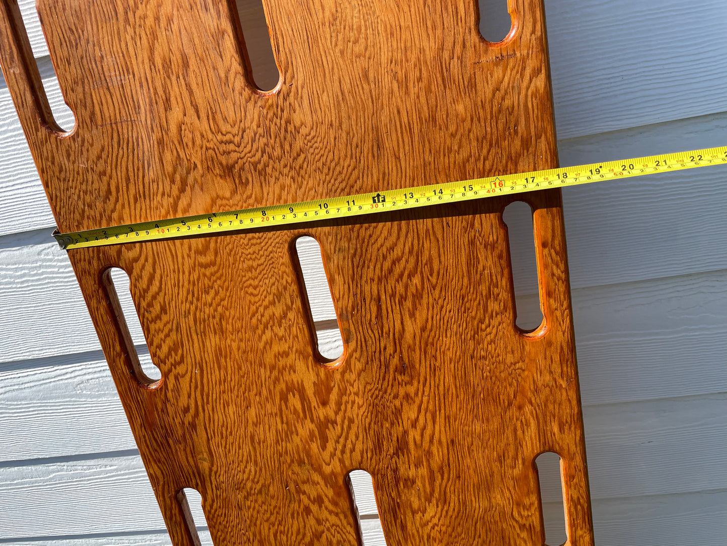 Vintage Industrial Plywood Stretcher Panel