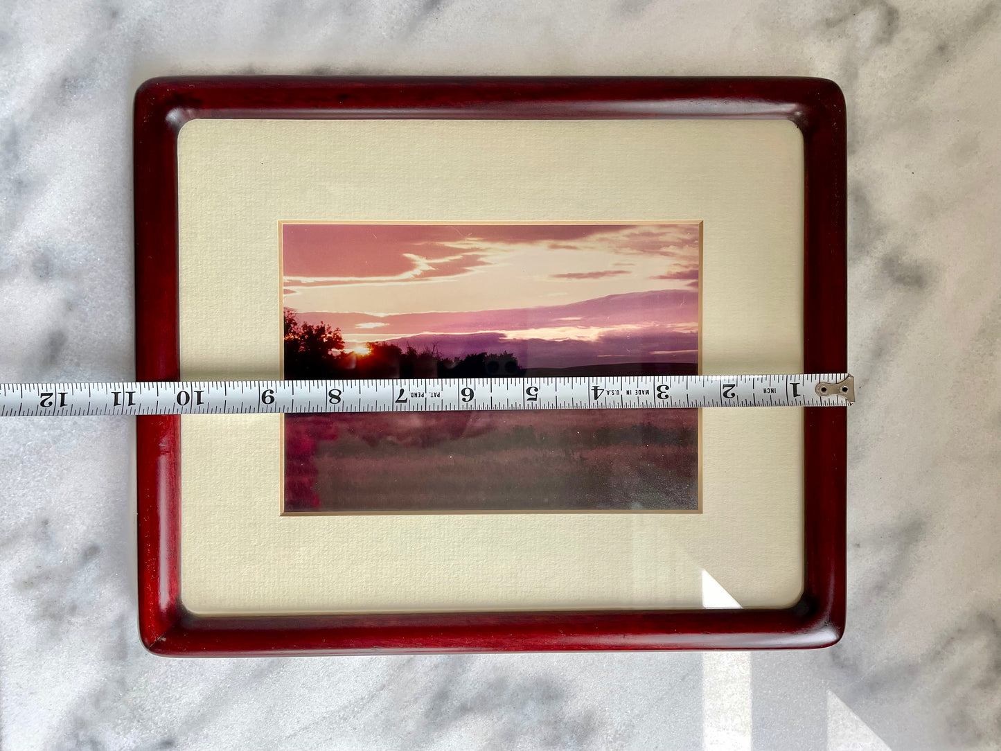 Late 20th Century Rosewood Picture Frame