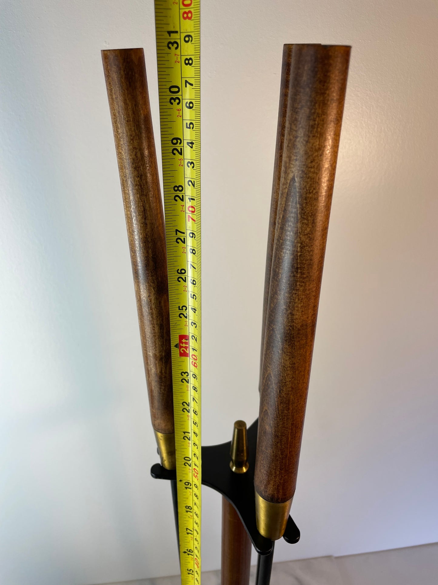 1960s Vintage Seymour Manufacturing Company Mid Century Modern Fireplace Tool Set