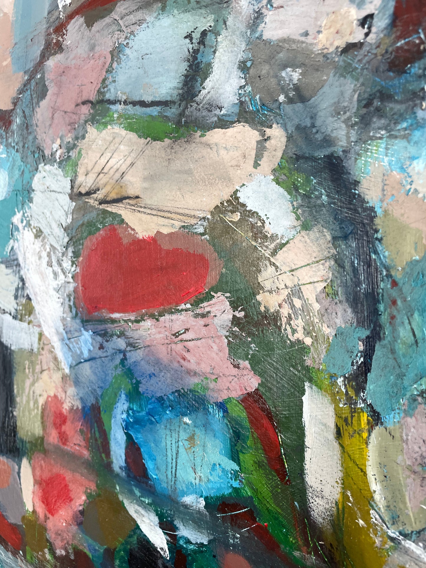A Breath About Nothing by Francisco Peña Framed Abstract Acrylic on Board