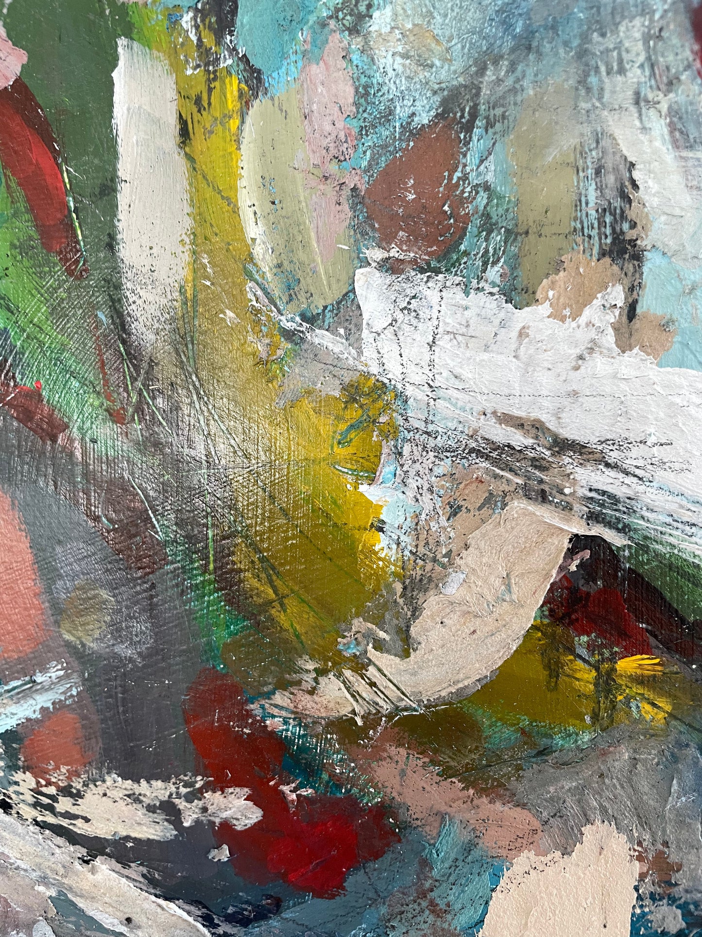 A Breath About Nothing by Francisco Peña Framed Abstract Acrylic on Board