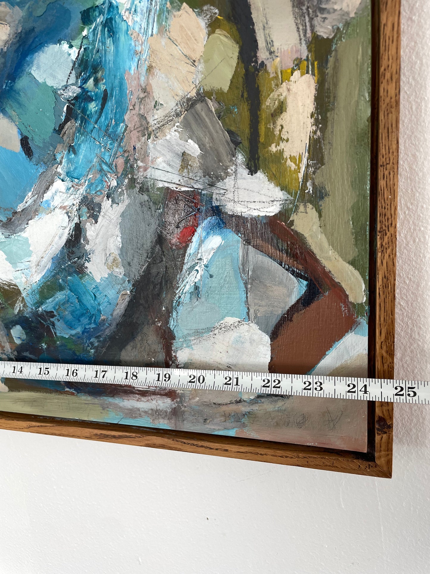 A Breath About Nothing by Francisco Peña Framed Abstract Acrylic on Board