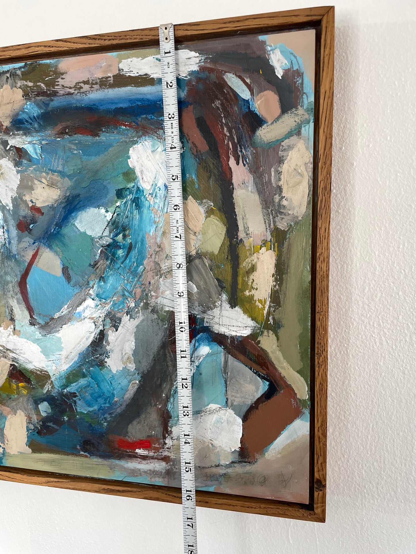 A Breath About Nothing by Francisco Peña Framed Abstract Acrylic on Board