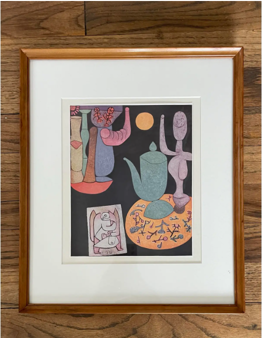 "Still Life" by Paul Klee Framed Print