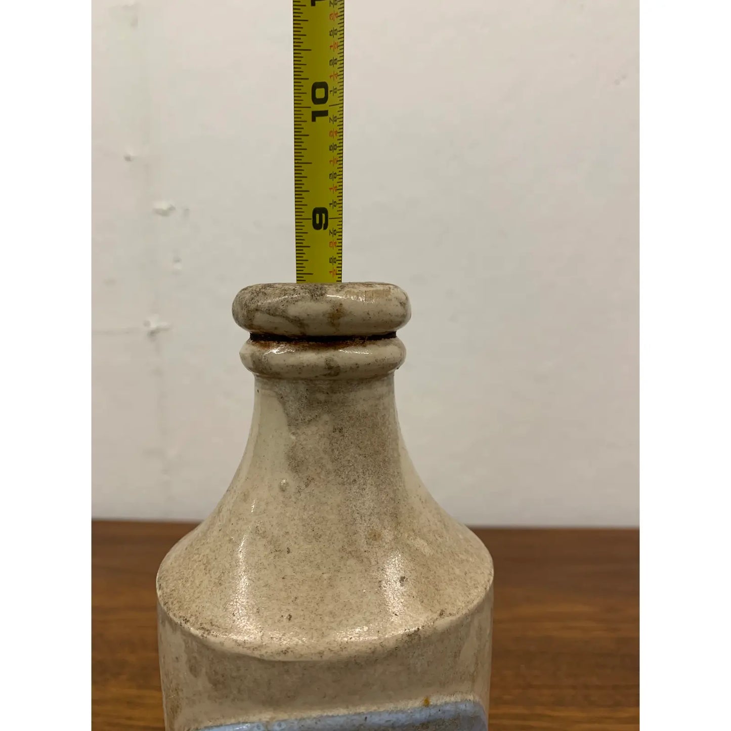 Antique Ceramic Beer Bottle From Argentina