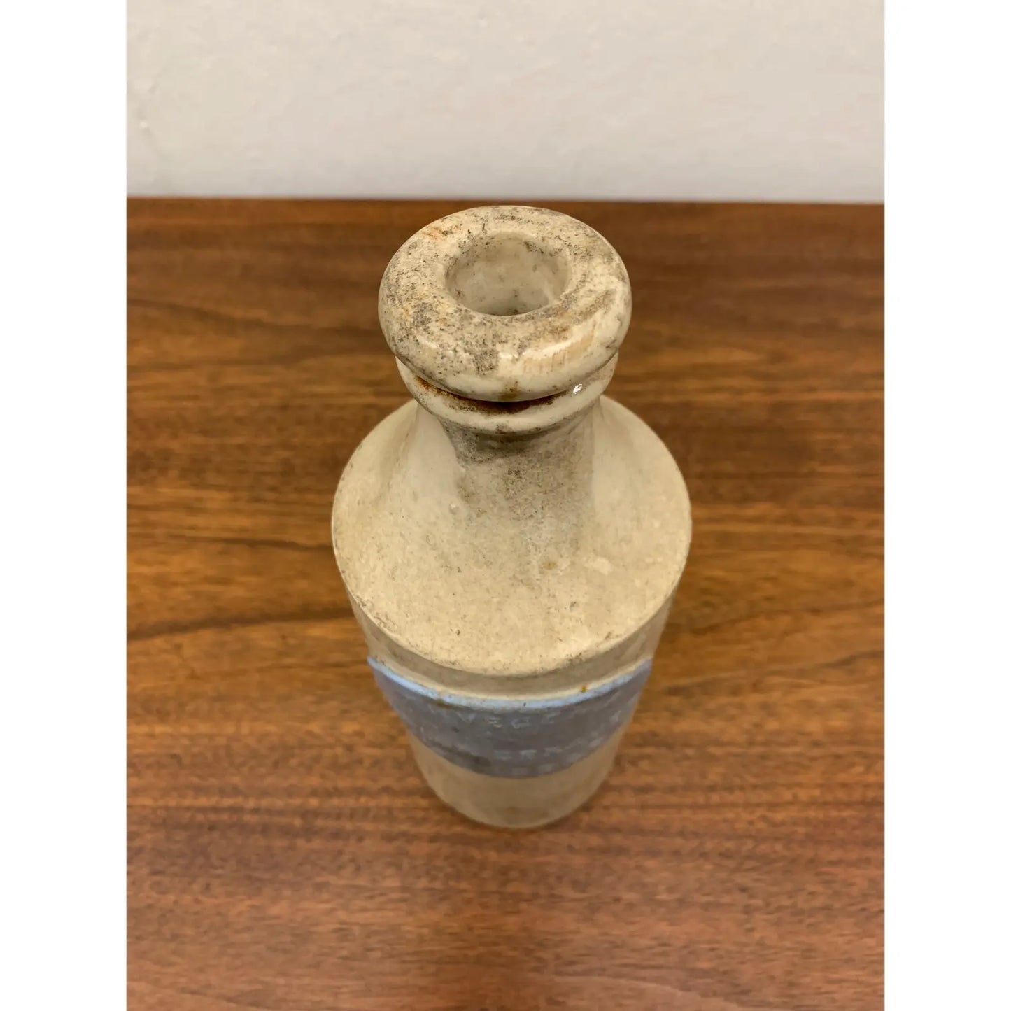 Antique Ceramic Beer Bottle From Argentina