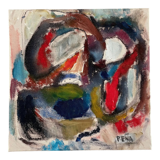Contemporary Abstract Expressionist Acrylic on Canvas by Francisco Peña