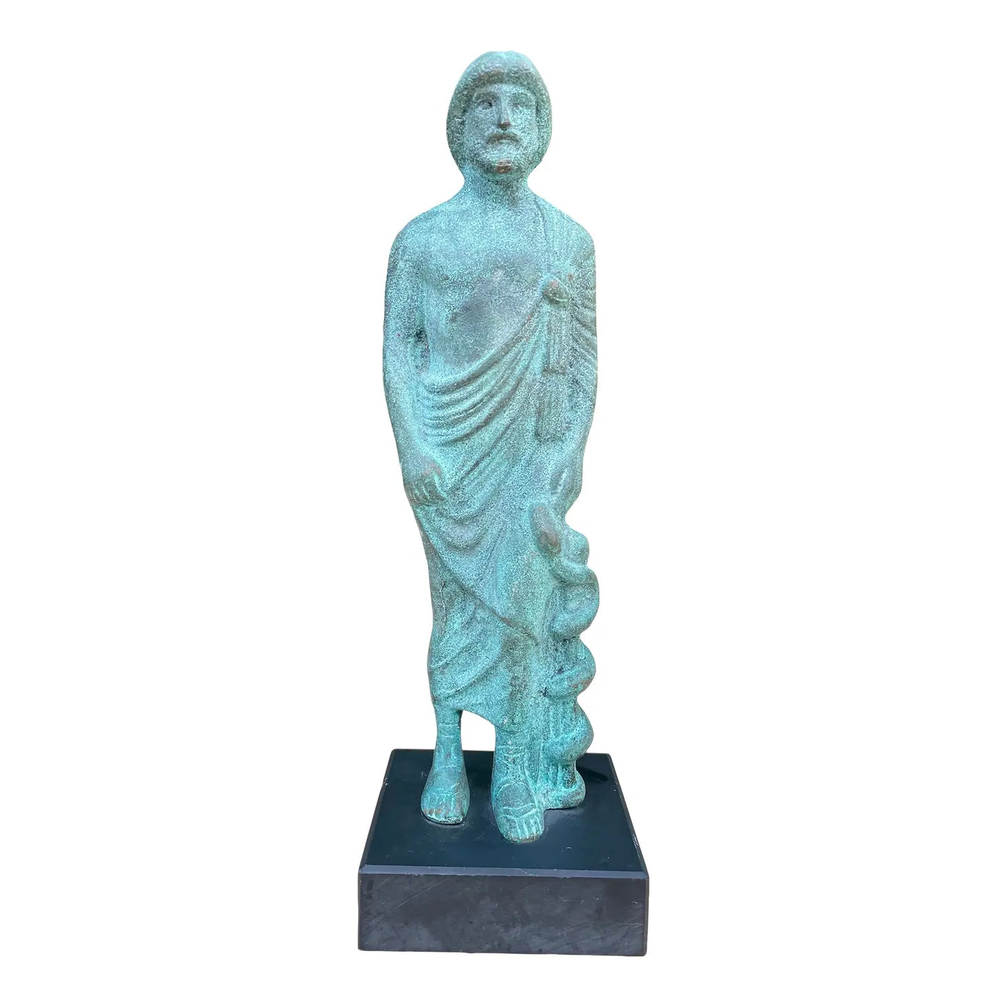Late 20th Century Asclepius Ancient Greek God of Medicine Healing Statue