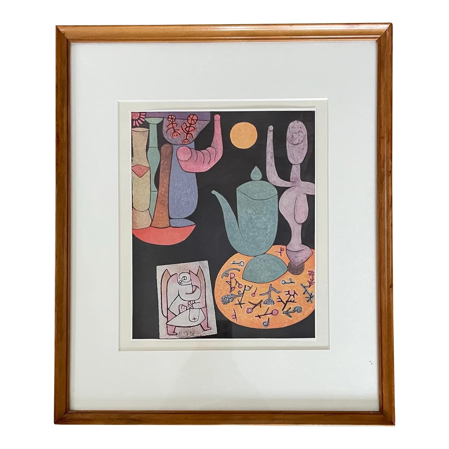 "Still Life" by Paul Klee Framed Print