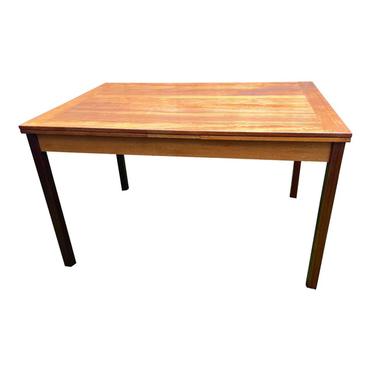 Mid 20th Century Mid-Century Danish Modern Teak Extendable Dining Table