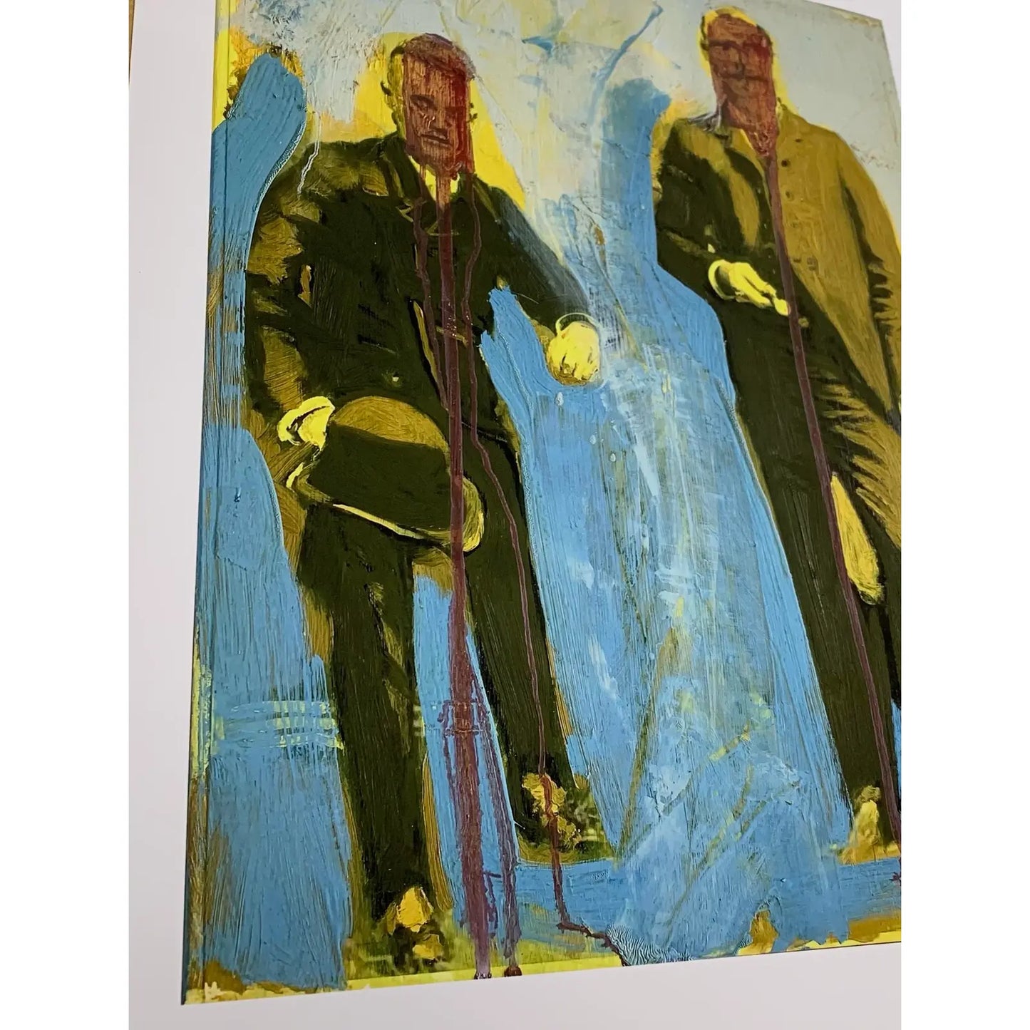 Modern Figurative Men With Hats Archival Digital Print