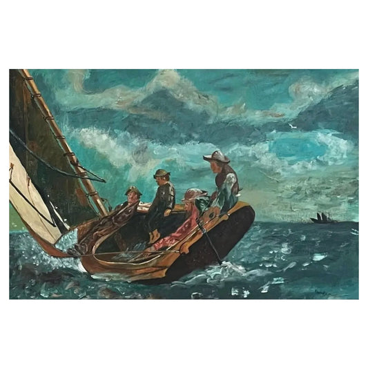 Breezing Up a Fair Wind by Winslow Homer Framed Reproduction Painting