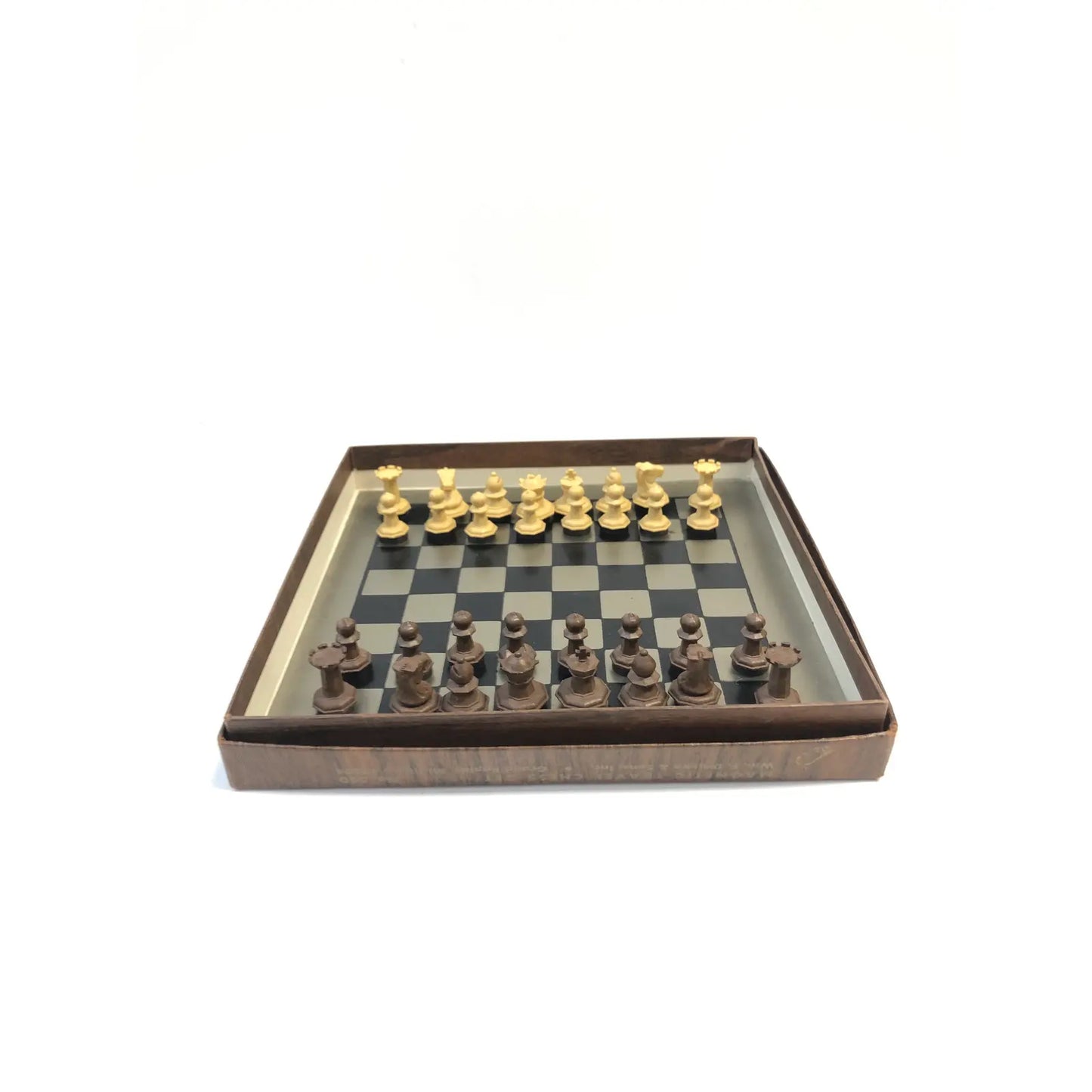 Vintage Drueke Magnetic Travel Chess Set